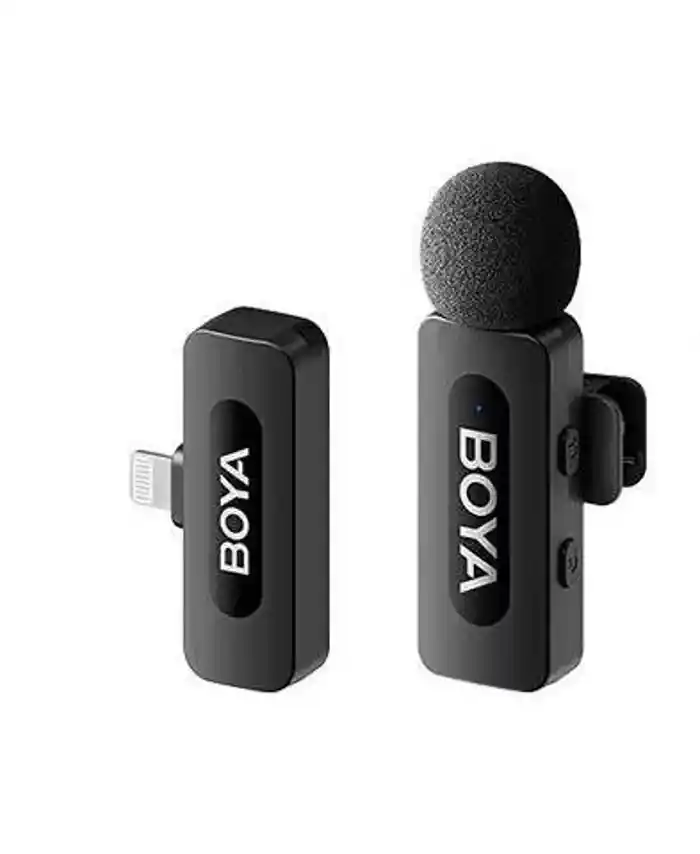 BOYA BY-V1 V2.0 2.4GHz Wireless Microphone(1+1 for Lighting) MFI certificate for lightning Device's
